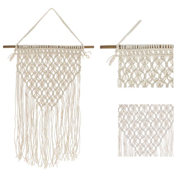 Wandh&auml;nger, Makramee, ca. 45x80cm