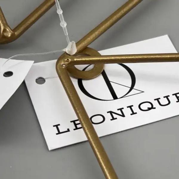 Wand-Teelichthalter goldfarben 20 cm 5er-Set