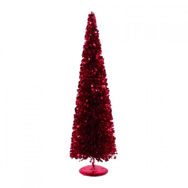 Weihnachtsbaum Sparkle Pailletten fuchsia 50 cm