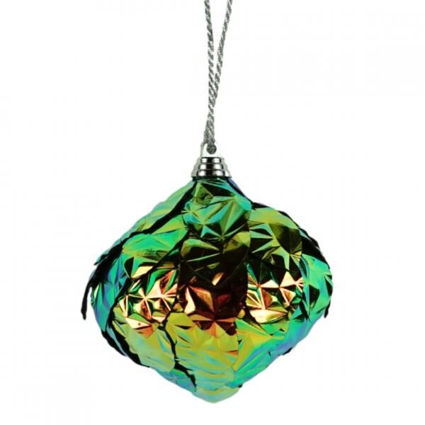 Wilko Weihnachtsaufhänger Zwiebel 9 cm 4 Stück