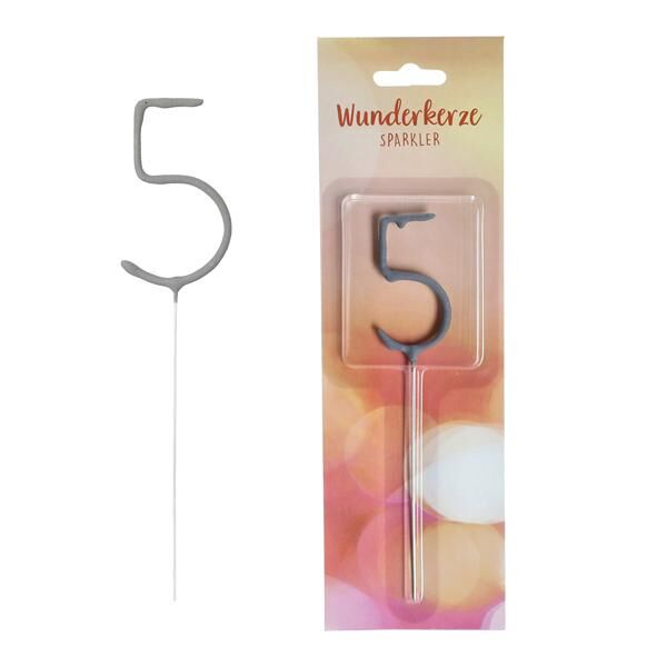 Sparkler number 5, approx. 18cm