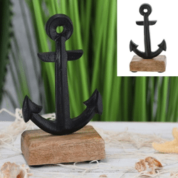 Anchor, aluminum, mango, black, XS, approx. 15cmH