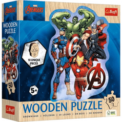 Avengers - Wooden Puzzle Junior 50 pieces