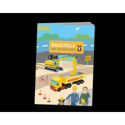 BAUSTELLE - small coloring and puzzle booklet