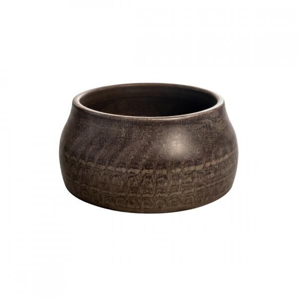 Blumentopf Pyramide braun 15 cm