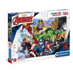 Clementoni 25718 - 104 Teile Puzzle - Avengers