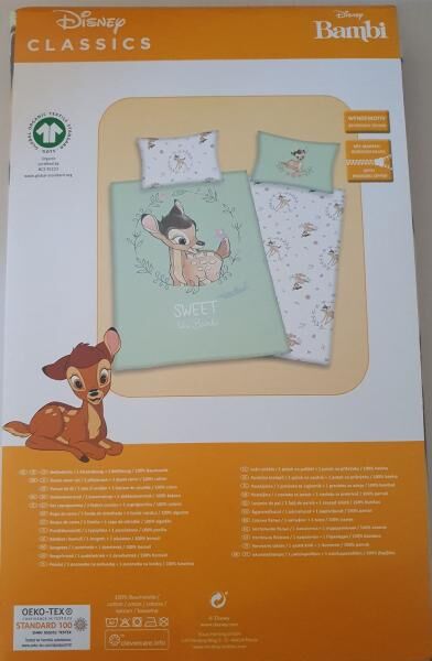 Disney Bambi - Wendebettw&auml;sche - 65/100 x 160 x 210 cm