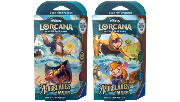 Disney Lorcana: Set 6 - Azurite Sea - Starter Deck Display (8 pcs) - DE