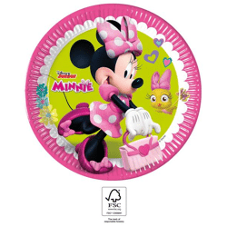 Disney Minnie Mouse - Happy Helpers - 8 Pappteller 23 cm