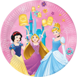 Disney Princesses - 8 Live Your Story paper plates - 23 cm