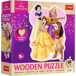 Disney Princesses - Wooden Puzzle Junior 50 pieces
