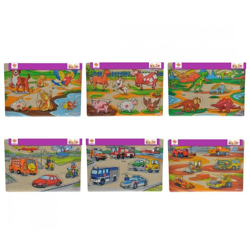 Eichhorn Steckpuzzle, 6-sort