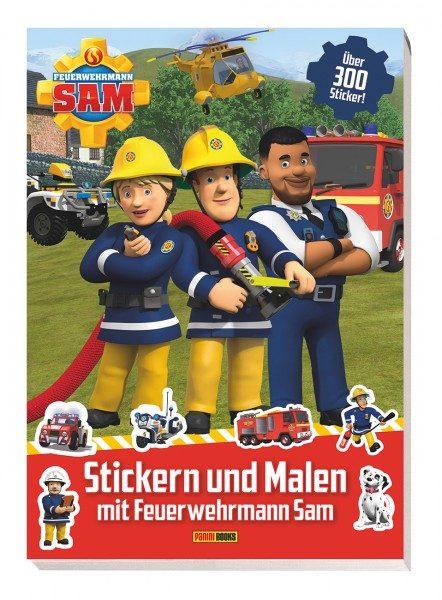 Feuerwehrmann Sam: Stickern und Malen - &uuml;ber 300 Sticker!