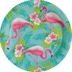 Flamingo Paradise - 8 Teller 23 cm