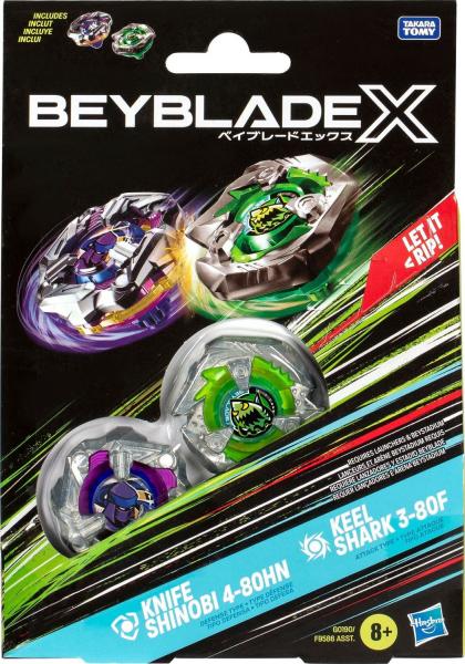 Hasbro F9586EU4 - Beyblade X Dual Pack Spinning Top (assorted)