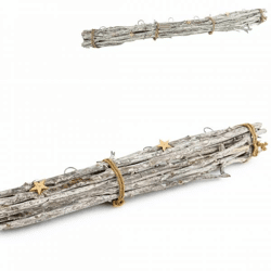 Christmas decoration bundle of branches with hooks 90 cm