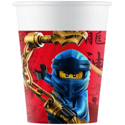 Lego Ninjago - 8 paper cups - 200 ml