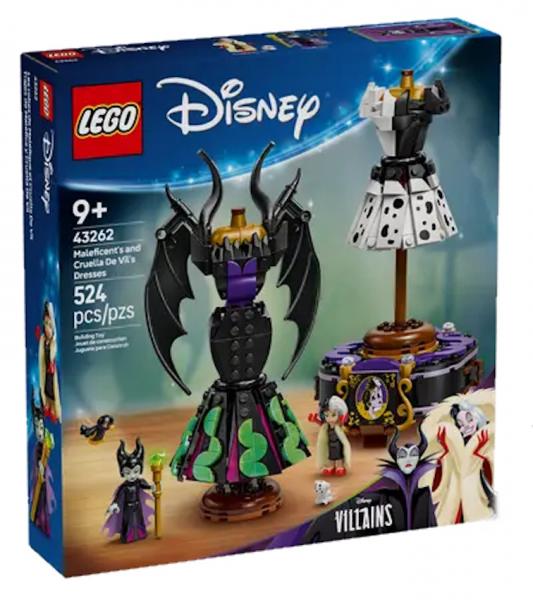 LEGO&reg; Disney Classic 43262 - Die Kleider von Malefiz und Cruella De Vil (524 Teile)