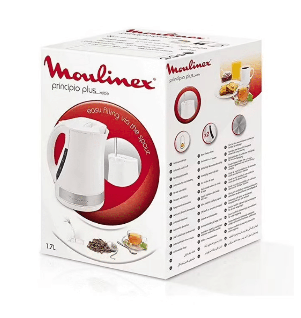 Moulinex BY108110 Principio Plus Wasserkocher 1,7L – Elektrischer Wasserkocher für Küche