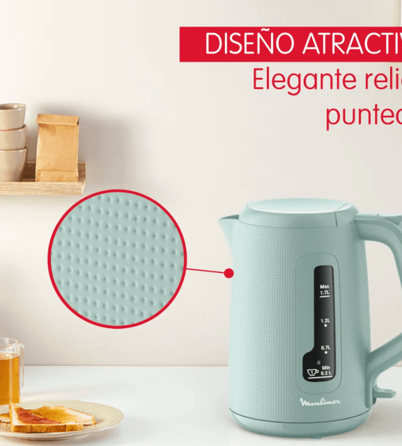 Moulinex BY2M1310 Wasserkocher – Elektrischer Wasserkocher für schnelle Wassererhitzung