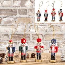 Nutcracker colorful, for hanging, 4/s, ca.8cmH