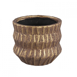 PTMD Blumentopf Izra S bronze/gold 12 cm