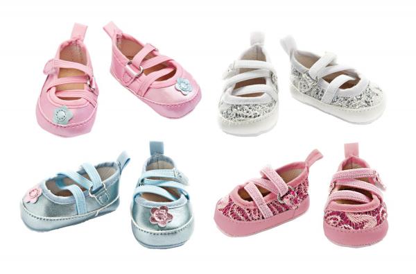 Doll ballerinas, size 38 - 45 cm (4 assorted)