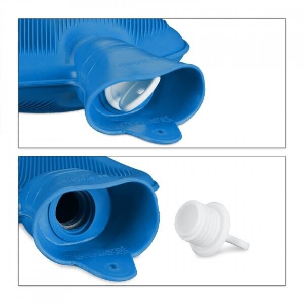 Relaxdays Heißwasserkanne blau 2 L