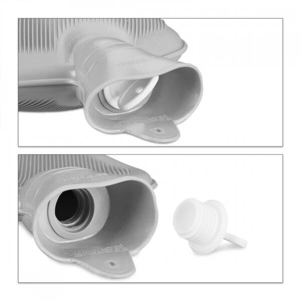 Relaxdays Heißwasserkanne grau 2 L