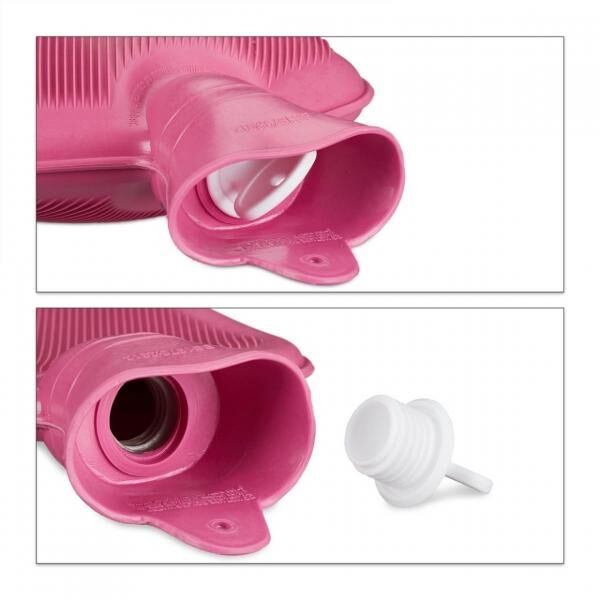 Relaxdays Heißwasserkanne rosa 2 L