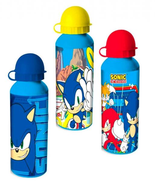 Sonic The Hedgehog - Aluminium Trinkflasche im Display - 500 ml
