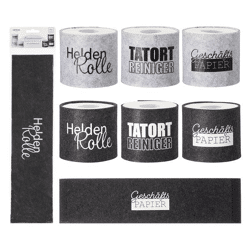 Toilet paper banderole felt 6/s 