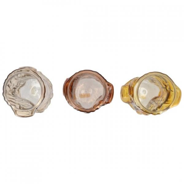 Vase Baum braun/gelb 29 cm 3 Stück sortiert