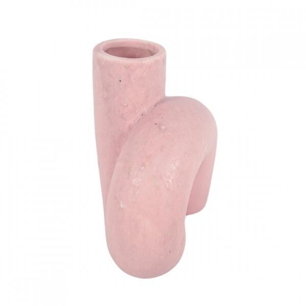 Vase Twist rosa 11,5 cm
