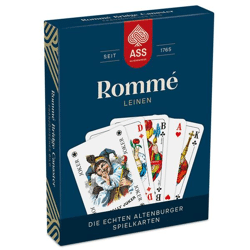 ASS Altenburger 10045038-0001 - FSC Rommé Leinenprägung, französisches Bild