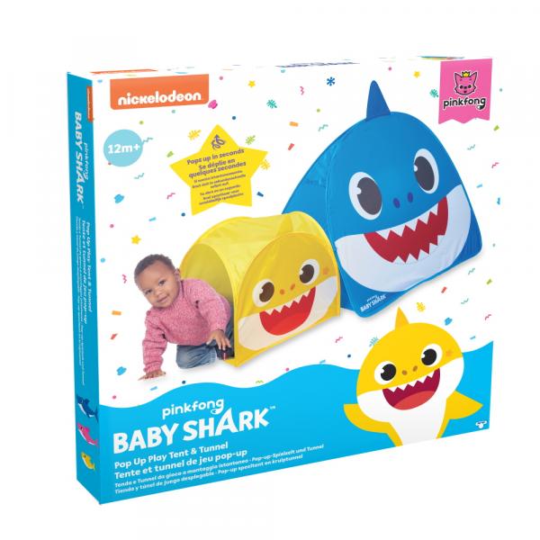 Baby Shark:&nbsp;Pop-up-Spielzelt und Tunnel