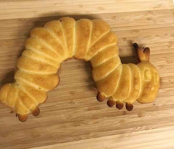 Backform Raupe Nimmersatt Silikon