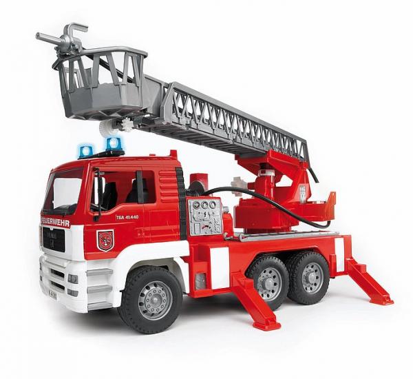 Bruder 02771 - MAN TGA Feuerwehr mit Drehleiter, 1:16