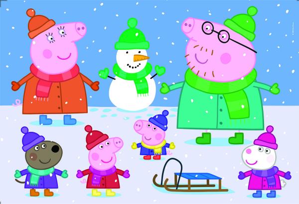 Clementoni 23752 - 104 Teile Maxi Puzzle - Peppa Pig