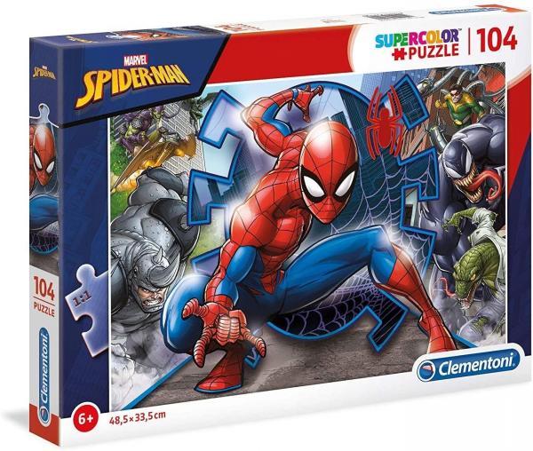 Clementoni 27116 - 104 Teile Puzzle - Spiderman