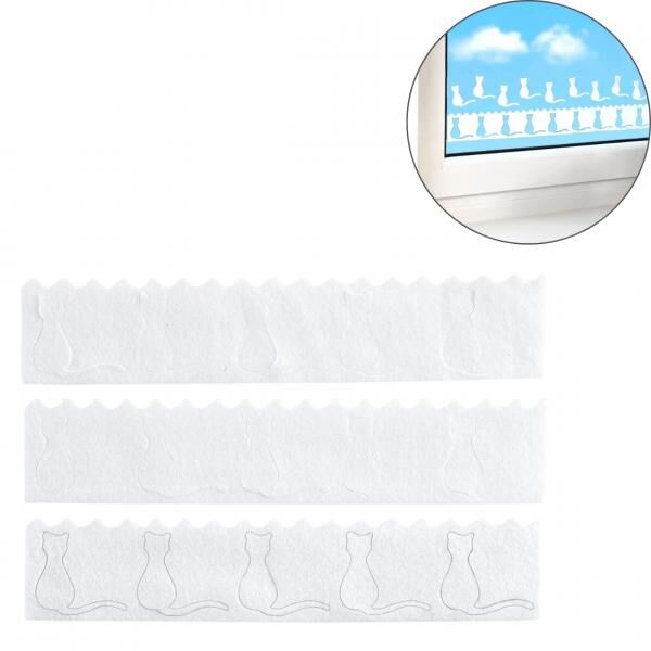 Condensation strips cat white 30 cm set of 3