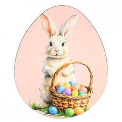 Decoration plate Easter egg pastel 35 cm B-choice