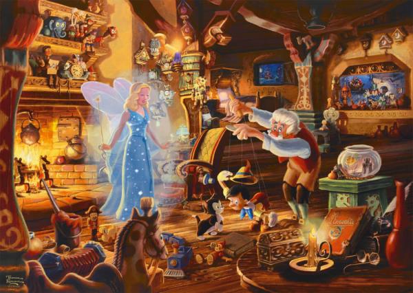 Disney - Geppetto's Pinocchio, 1000 Teile - Puzzle
