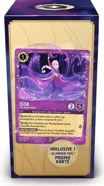 Disney Lorcana: Set 9 - Mythen - Spezial Geschenk-Set Elsa DE 
