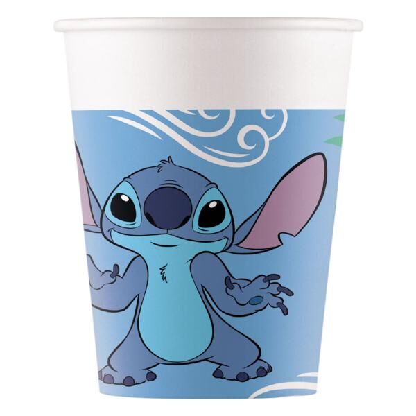 Disney Stitch - 8 Pappbecher - 200 ml