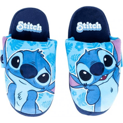 Disney Stitch Hausschuhe für Mädchen, Größe EU 32/33 - Blau 