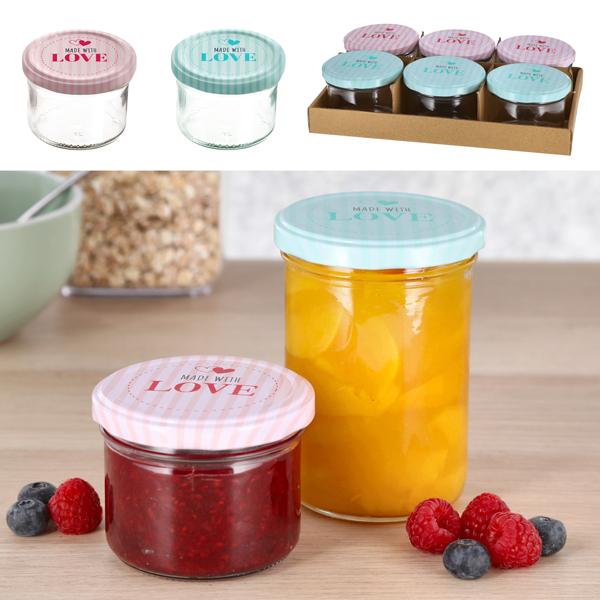 Einmachglas mit Deckel, 2/s, ca.230ml