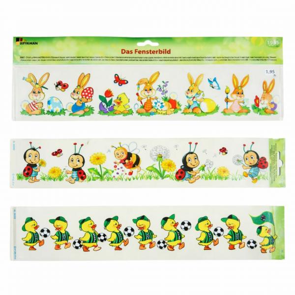Fensteraufkleber Frühling/Ostern sortiert