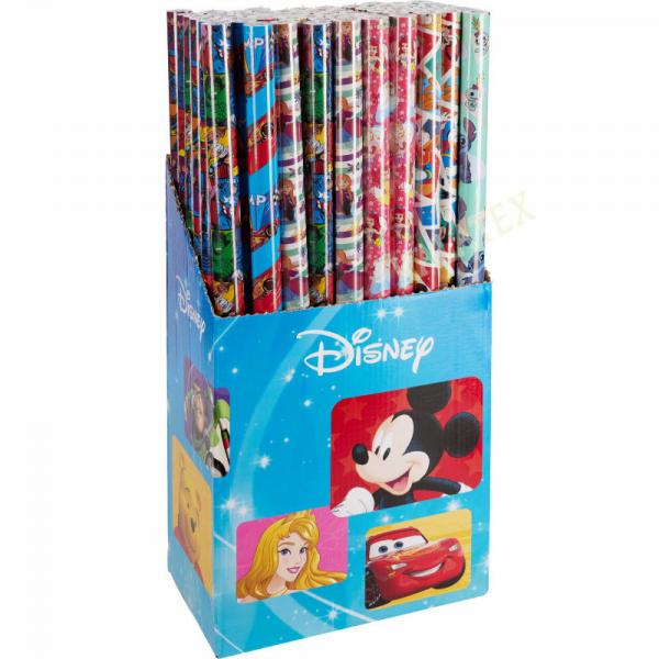 Geschenkpapier Disney - 6 -fach sortiert - 2 m   