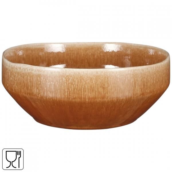 Glimmerschale Rhea braun 22,5 cm